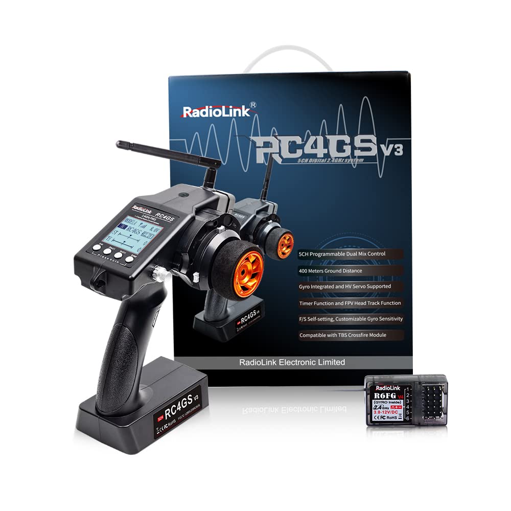 Radiolink RC4GS V3 stores up to 30 models for quick setup changes