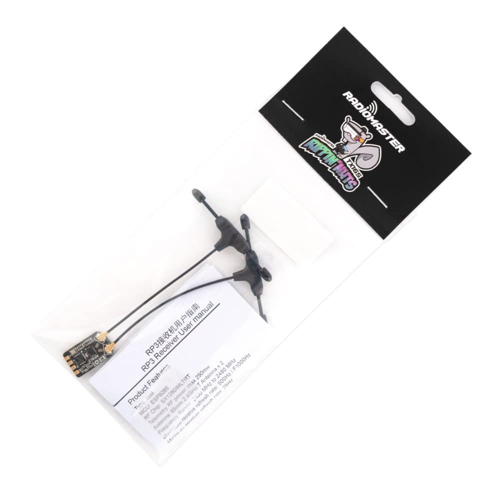 Antenna diversity supports more reliable FPV range on the RP3