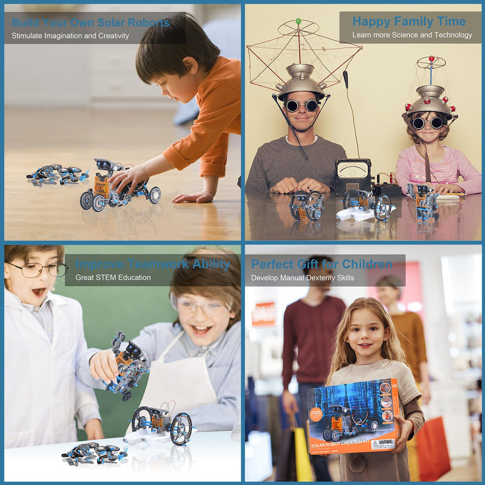 RAESOOT step-by-step instructions guide kids to DIY robots confidently.