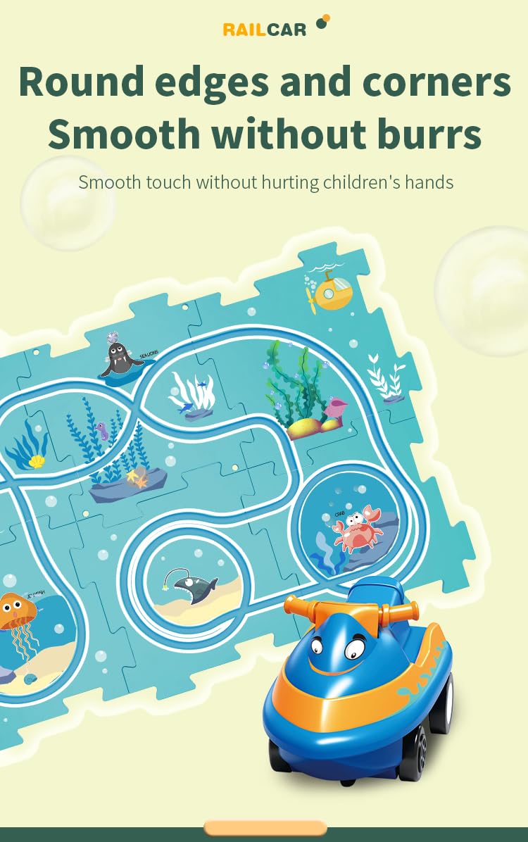 RAESOUL puzzle racer 4-theme design showcases four styles for varied play sessions.