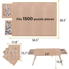 RAGOZONERY puzzle table cover protects pieces from pets and spills.