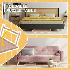 RAGOZONERY puzzle table generous work surface designed for sorting and assembling.
