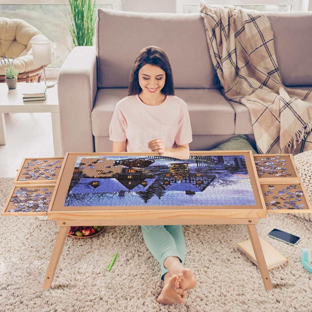 Ragozonery Yacona puzzle table top surface for 1500-piece puzzles