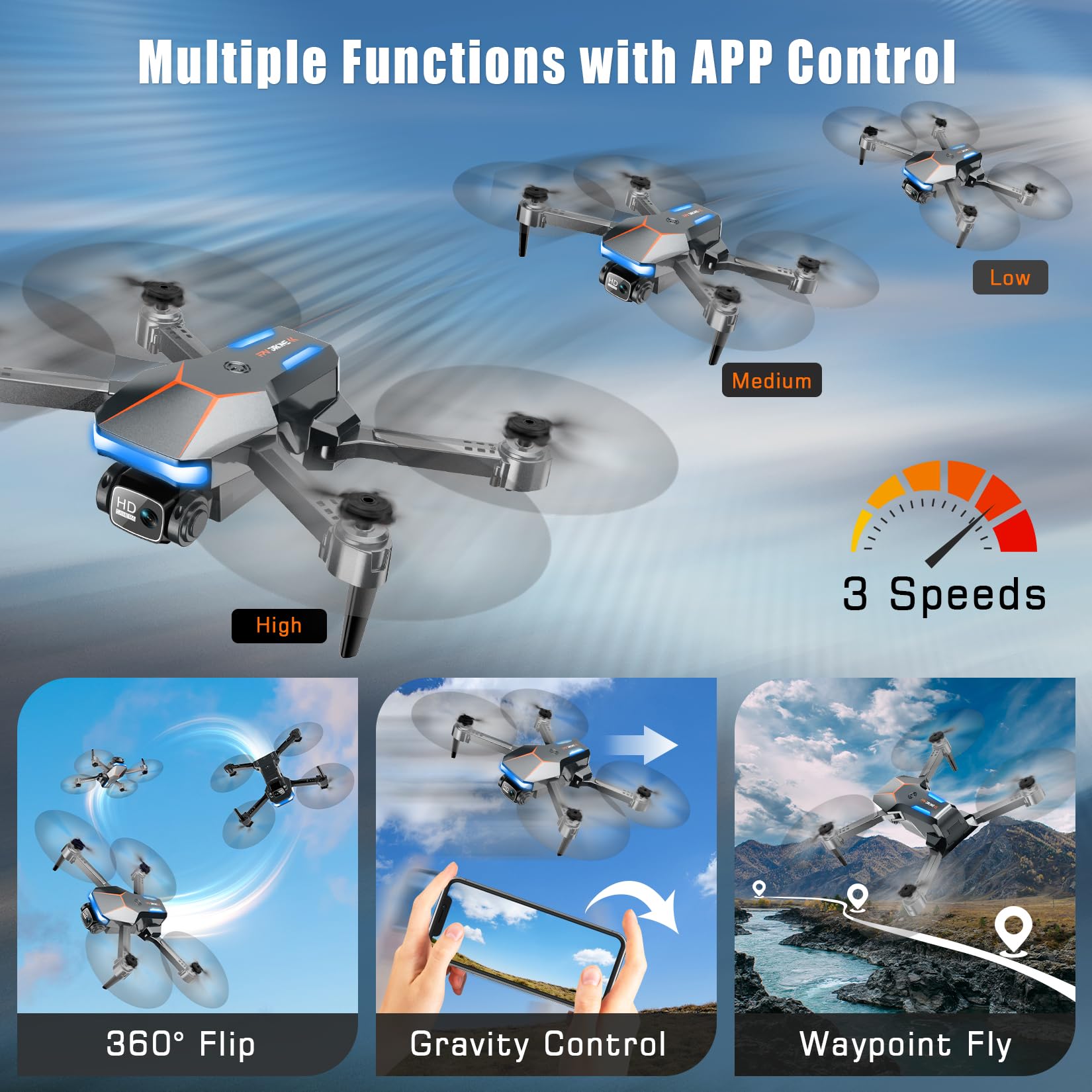 RAGPIP X66 altitude hold enables stable hovering in winds
