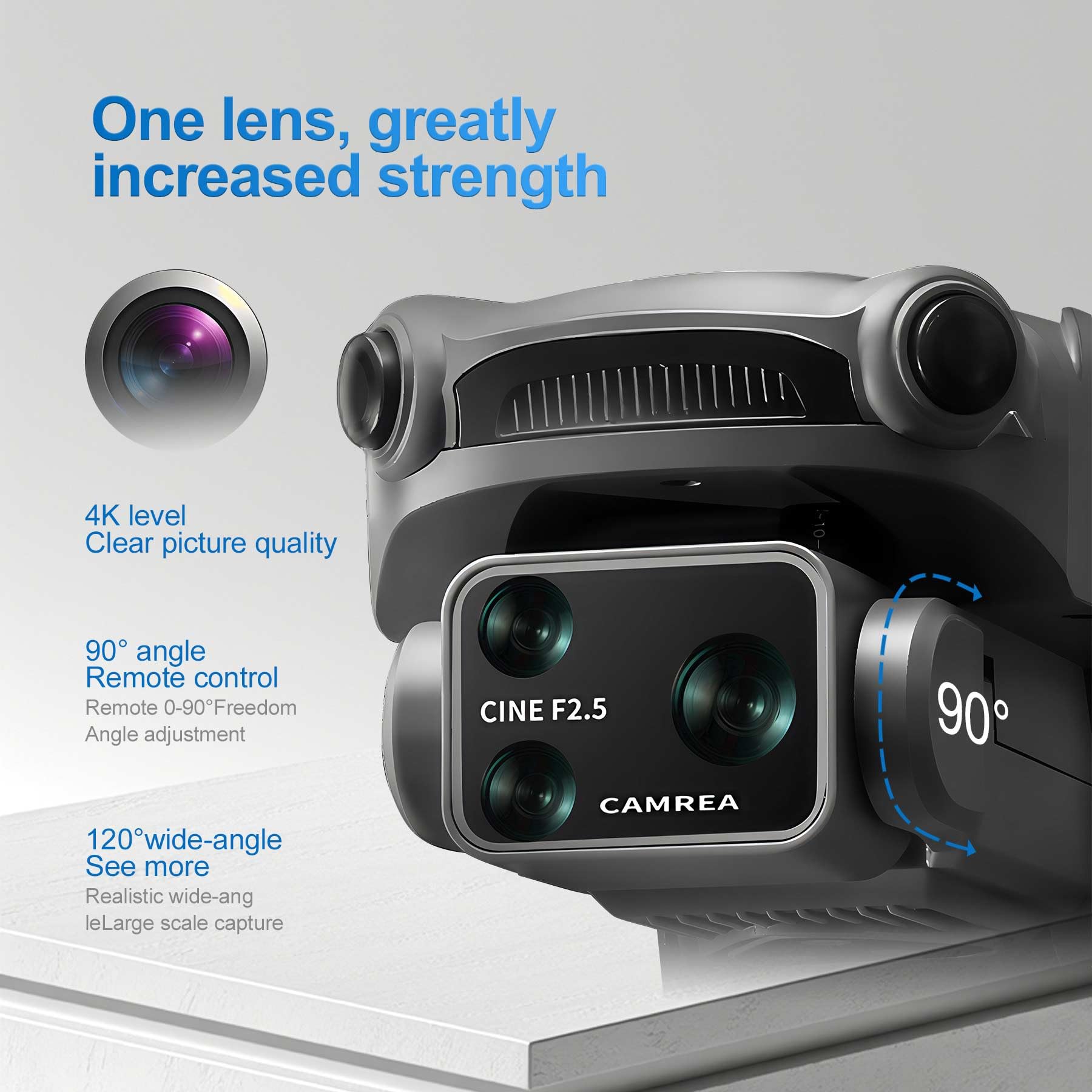 RAIGNV S119 bottom camera provides stable lower views for ground-to-air shots