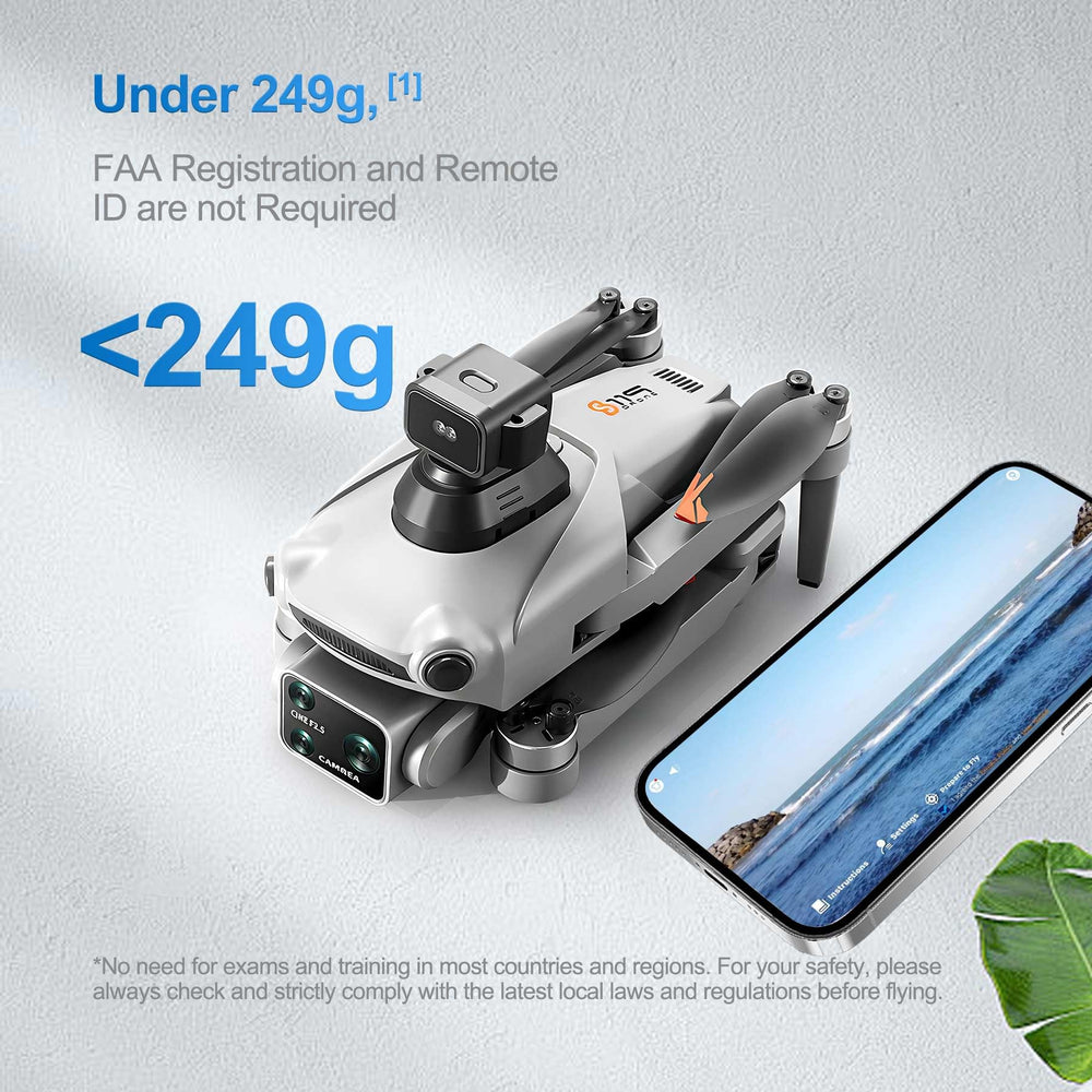 RAIGNV S119 brushless motors deliver smooth, efficient flight with quiet operation