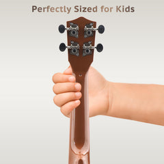 Durable materials of Raimy kids guitar ukulele built for daily play
