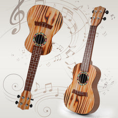 Raimy Kids Guitar Ukulele side view highlighting compact profile