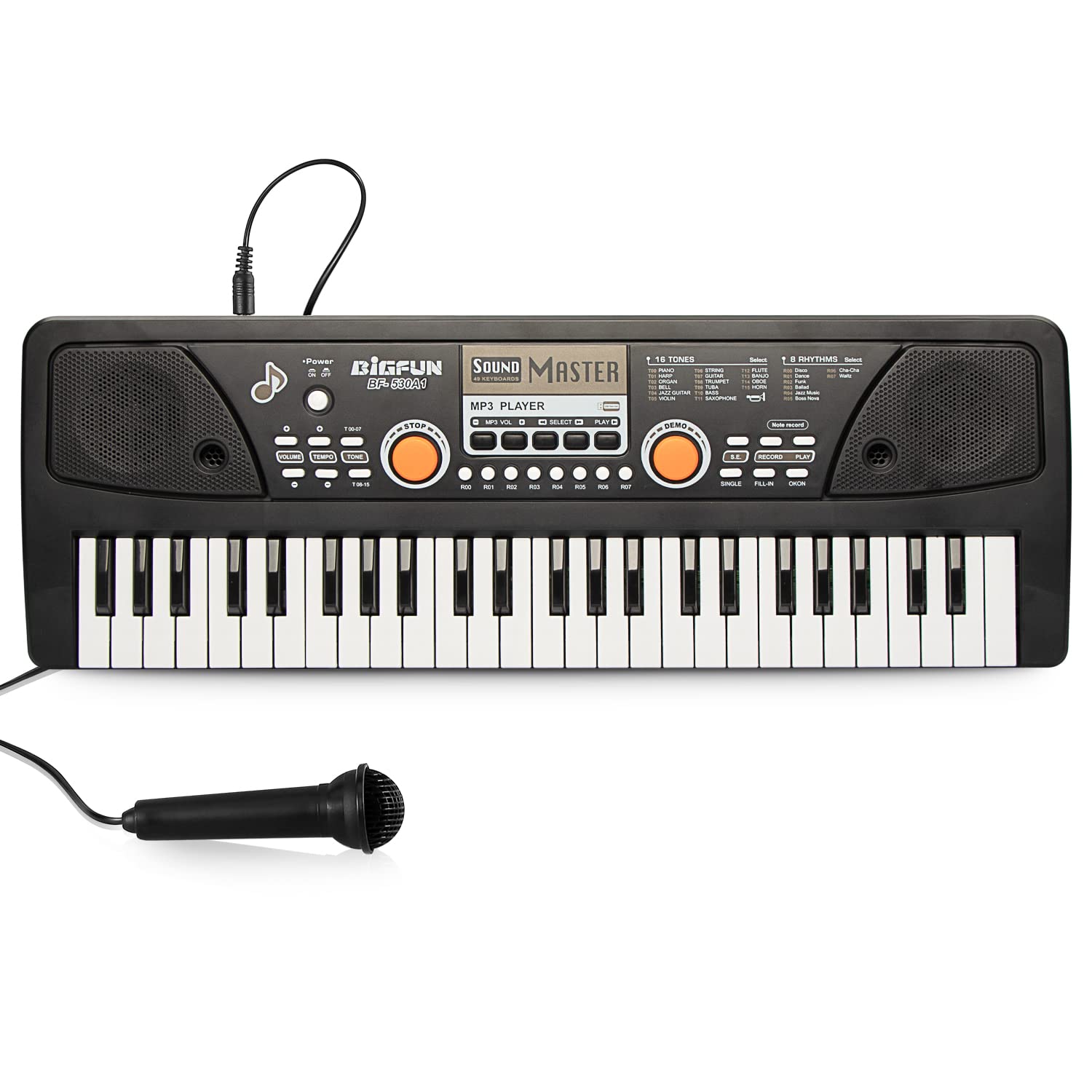Raimy 49-key kids piano for joyful play and exploration.