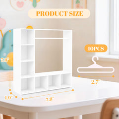 Rain Bunny accessories display box keeps doll items accessible and visible