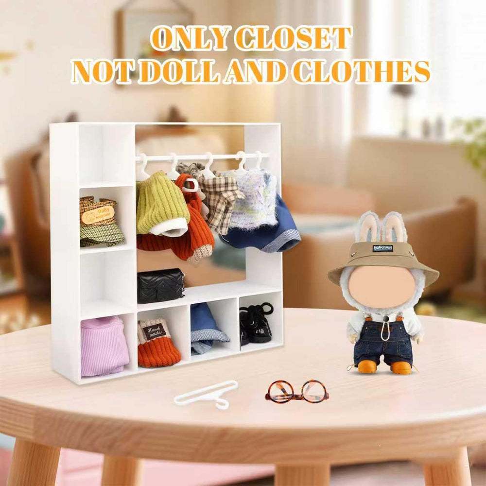 Rain Bunny wardrobe shelves store hats and shoes neatly