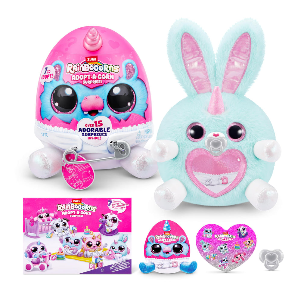 Rainbocorns Adopt-A-Corn Bunny egg packaging with 15+ surprises