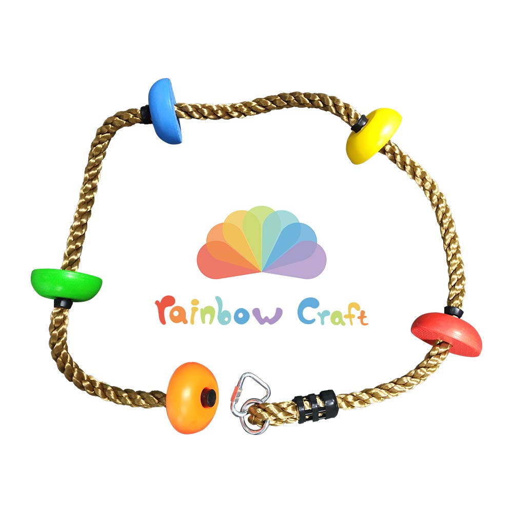 Rainbow Craft versatile accessory for kids swings and obstacle courses