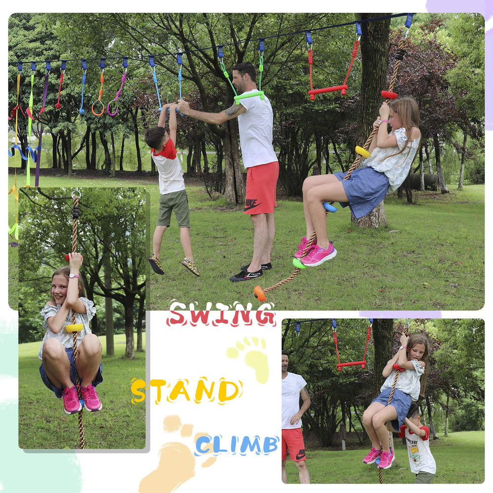 Rainbow Craft lightweight rope for easy handling and quick setup