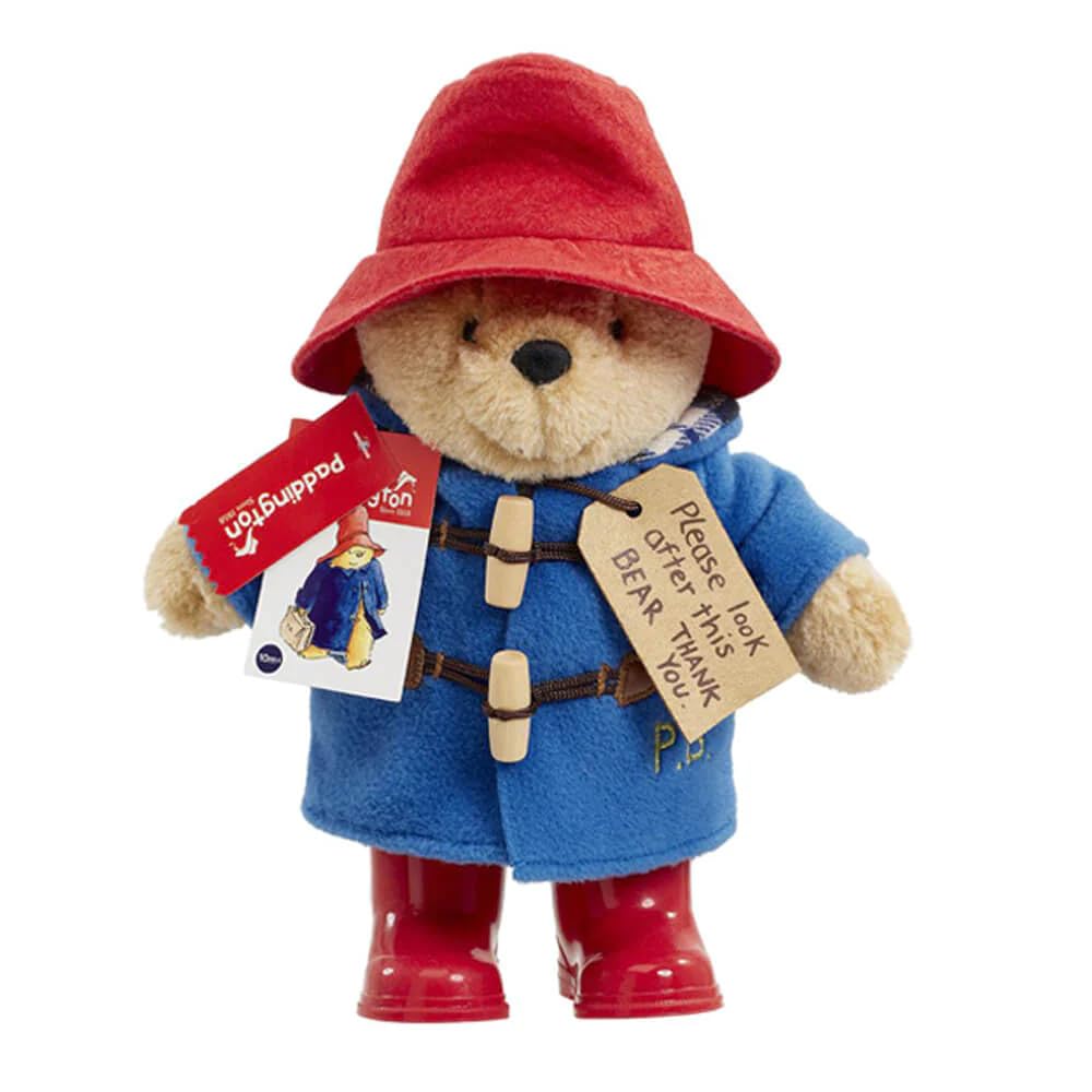 Rainbow Designs Paddington with tag reading Please look after this bear.