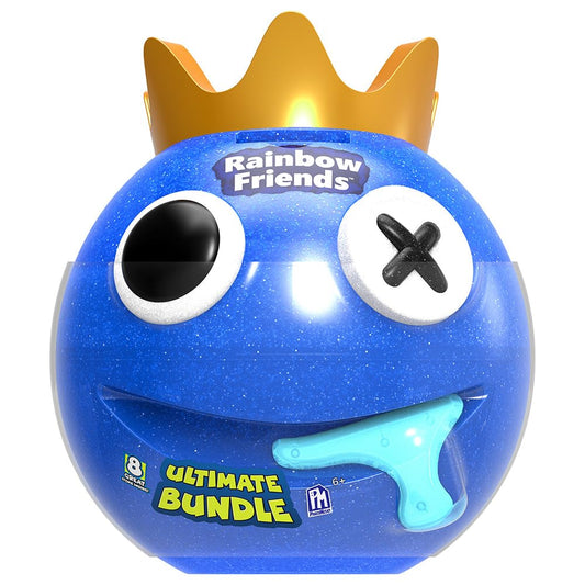 Rainbow Friends Blue Ultimate Head Bundle full display showcasing eight exclusive items for collectors