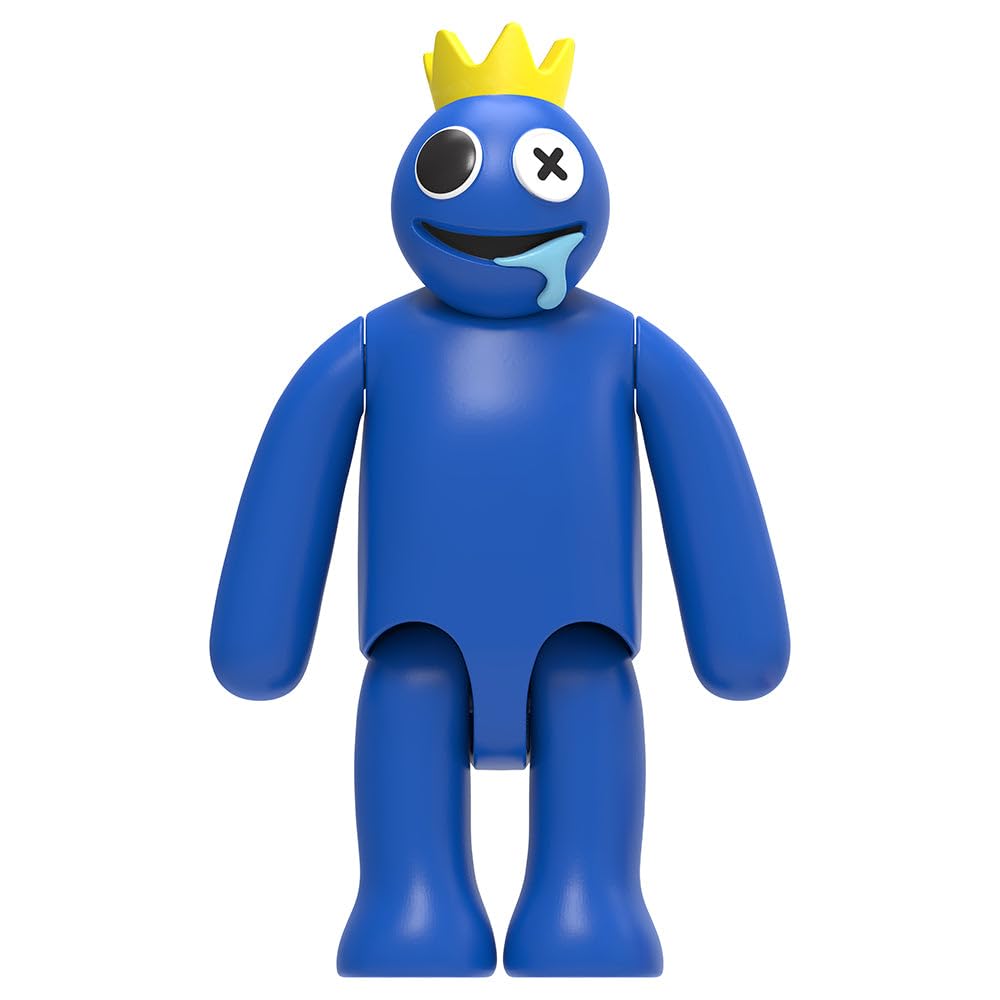 Rainbow Friends blue ultimate plush item with soft texture ideal for cozy shelves