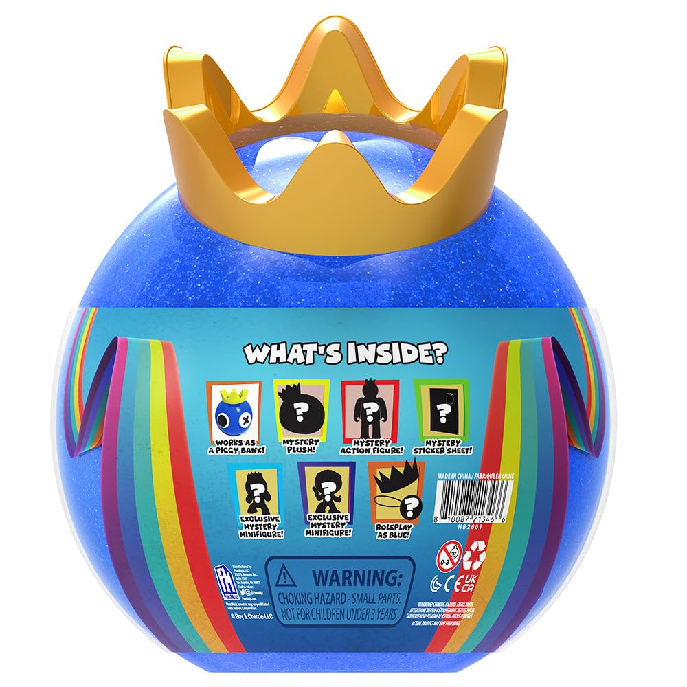 Rainbow Friends Blue Ultimate Head Bundle unboxing setup for social media sharing