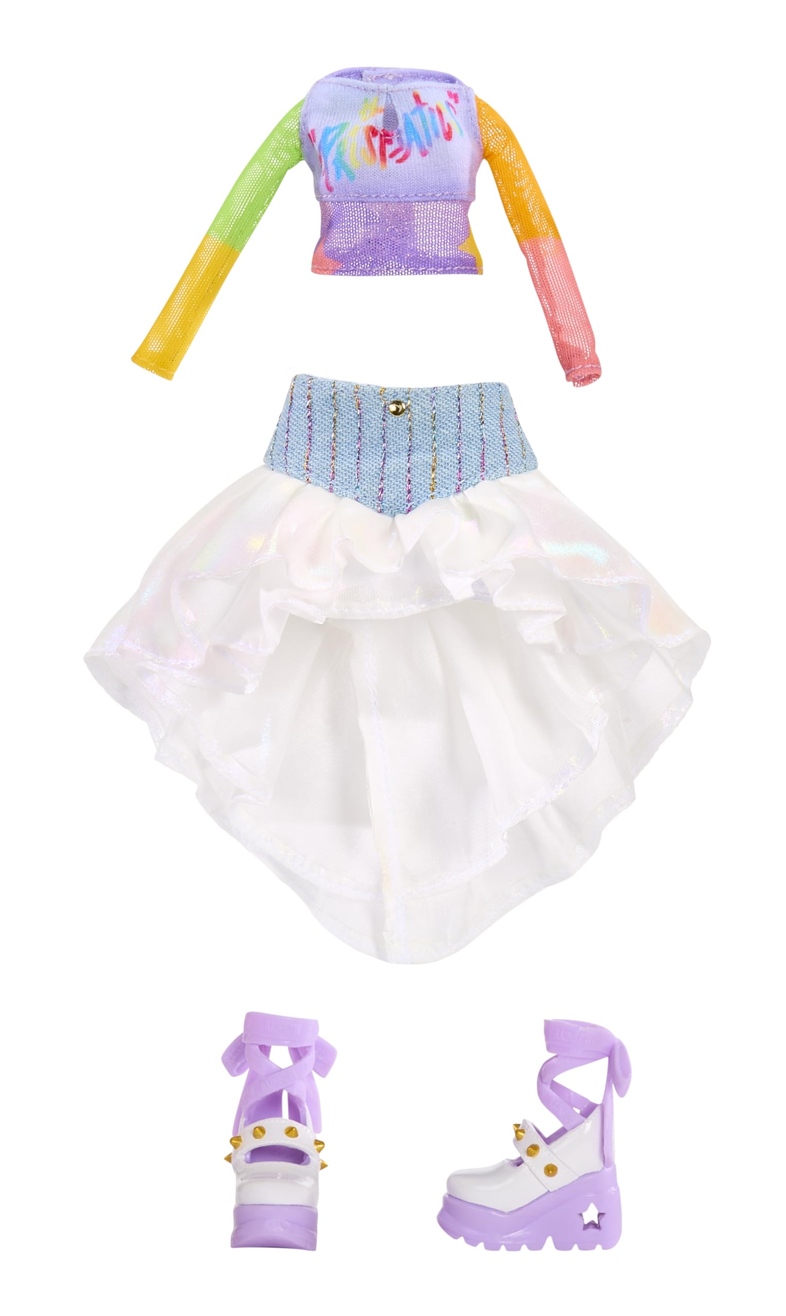 Rainbow High 9-inch fashion doll display captures backstage style