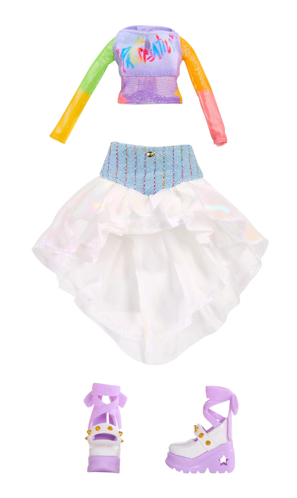 Rainbow High 9-inch fashion doll display captures backstage style