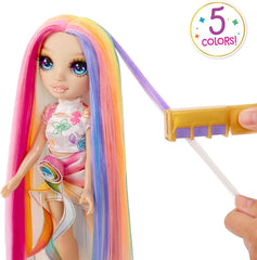 Colorful chalk colors to customize Rainbow High Amaya's hair