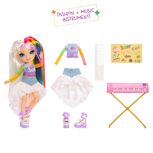 Rainbow High Amaya poseable doll for dynamic rock performances