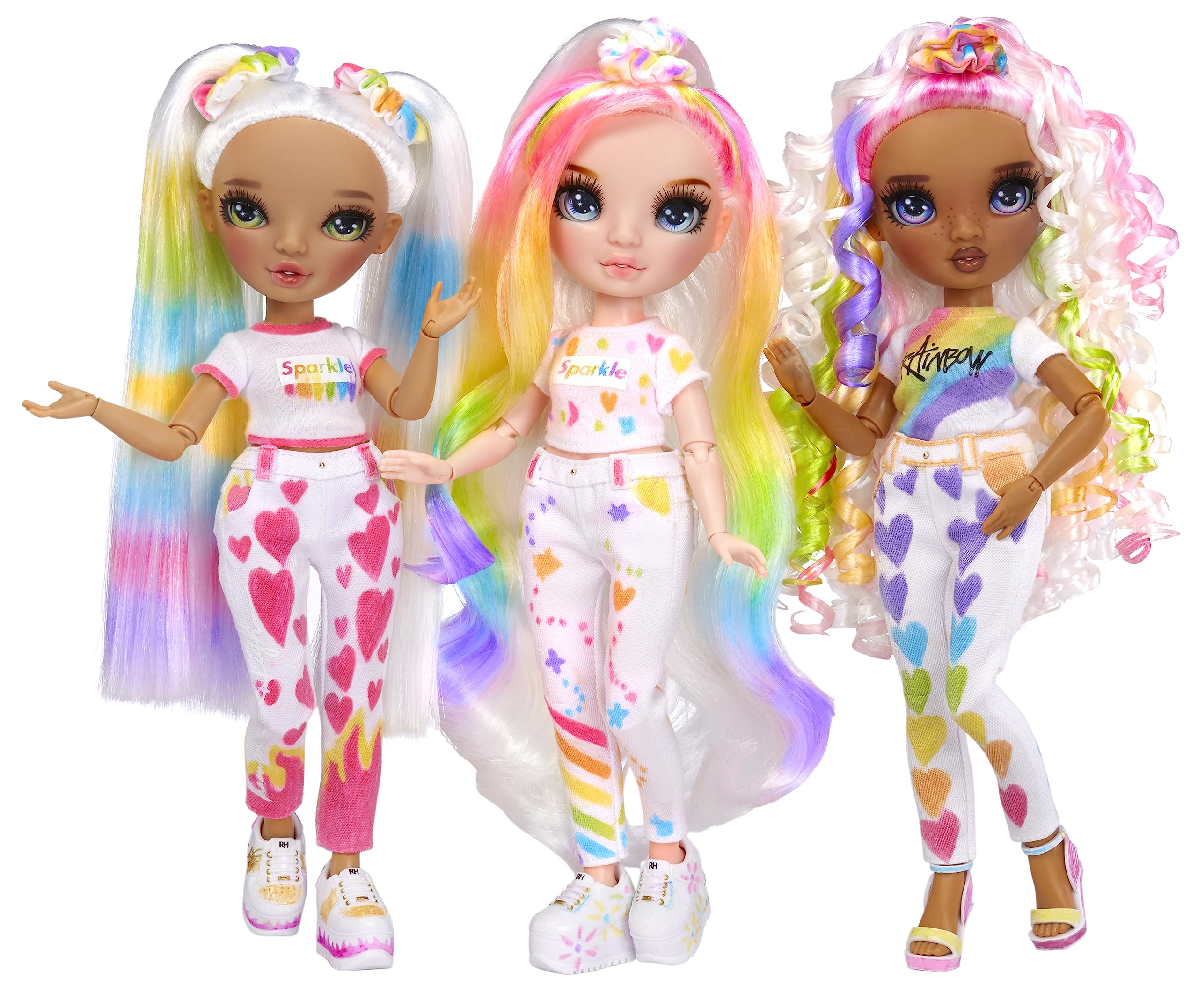 Rainbow High Color & Create doll DIY play setup sparks imaginative themes.