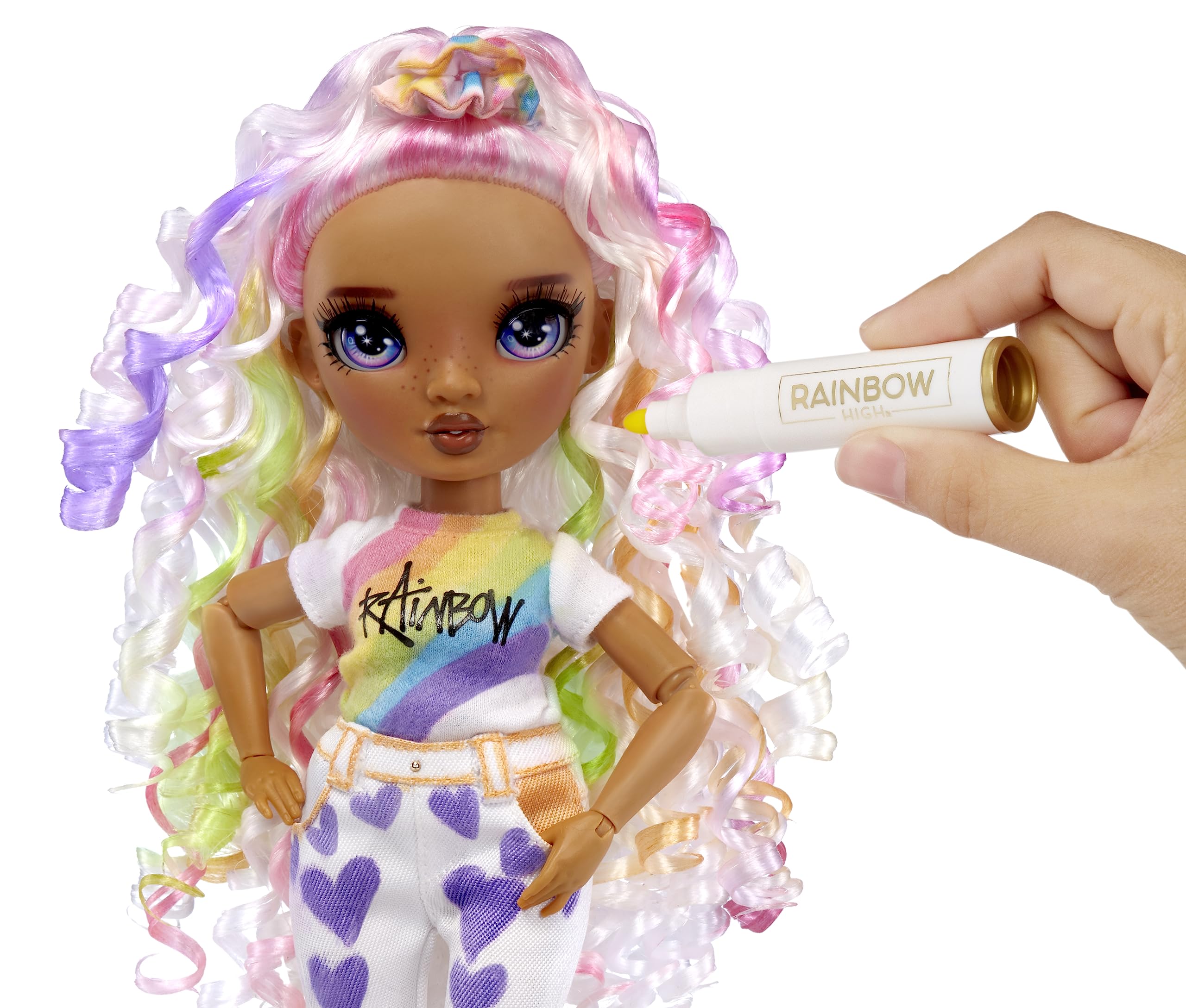 Rainbow High Color & Create doll shoes coloring for custom looks