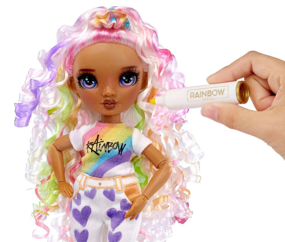 Rainbow High Color & Create doll shoes coloring for custom looks