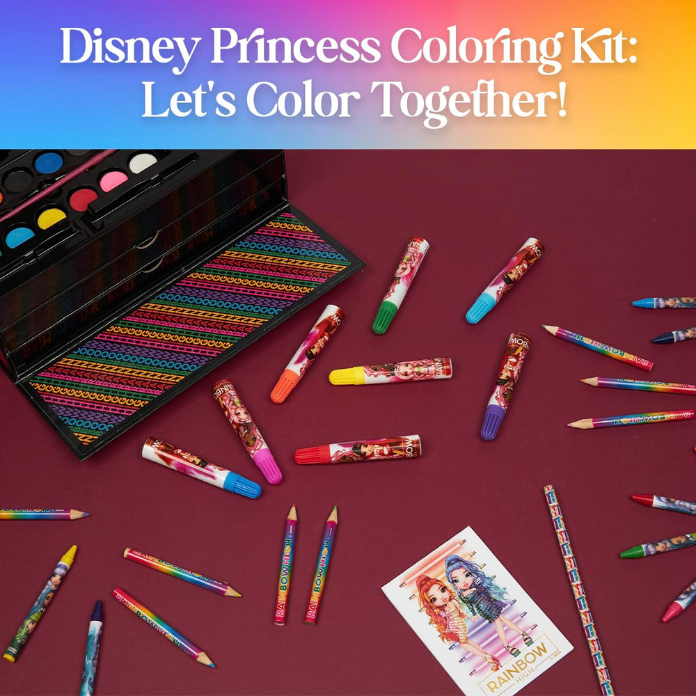 Rainbow High coloring notebook perfect for doodling and practice