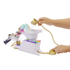 Rainbow High foam activator bottles enable custom shade creation safely.