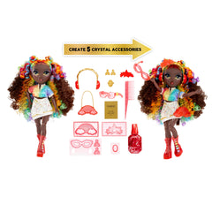 Rainbow High Iris fashion doll posed for imaginative play and styling
