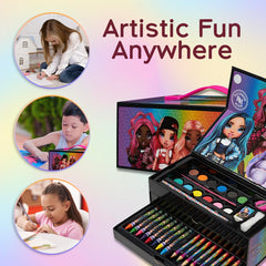 Rainbow High HB pencil, sharpener, and eraser kit for clean lines