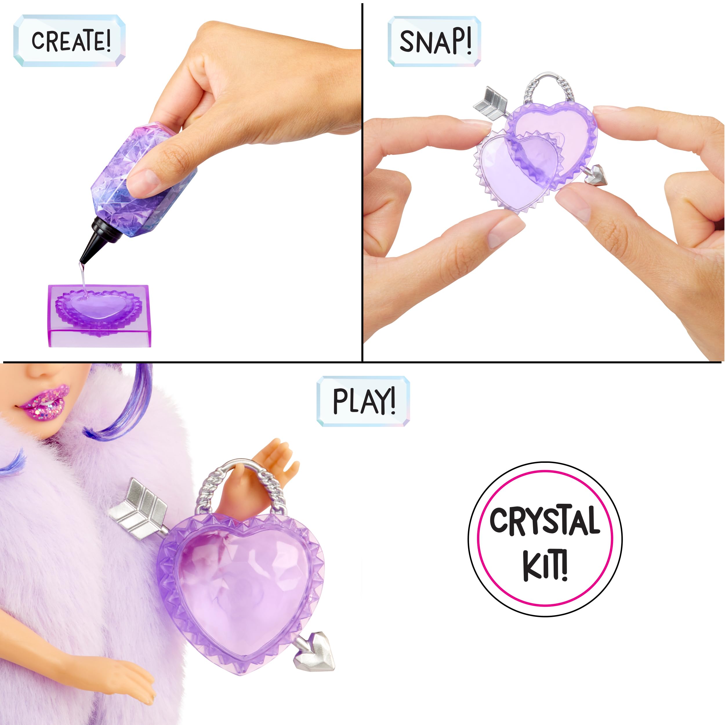 Rainbow High Violet crystal ring for you to wear alongside your doll's crystal looks.