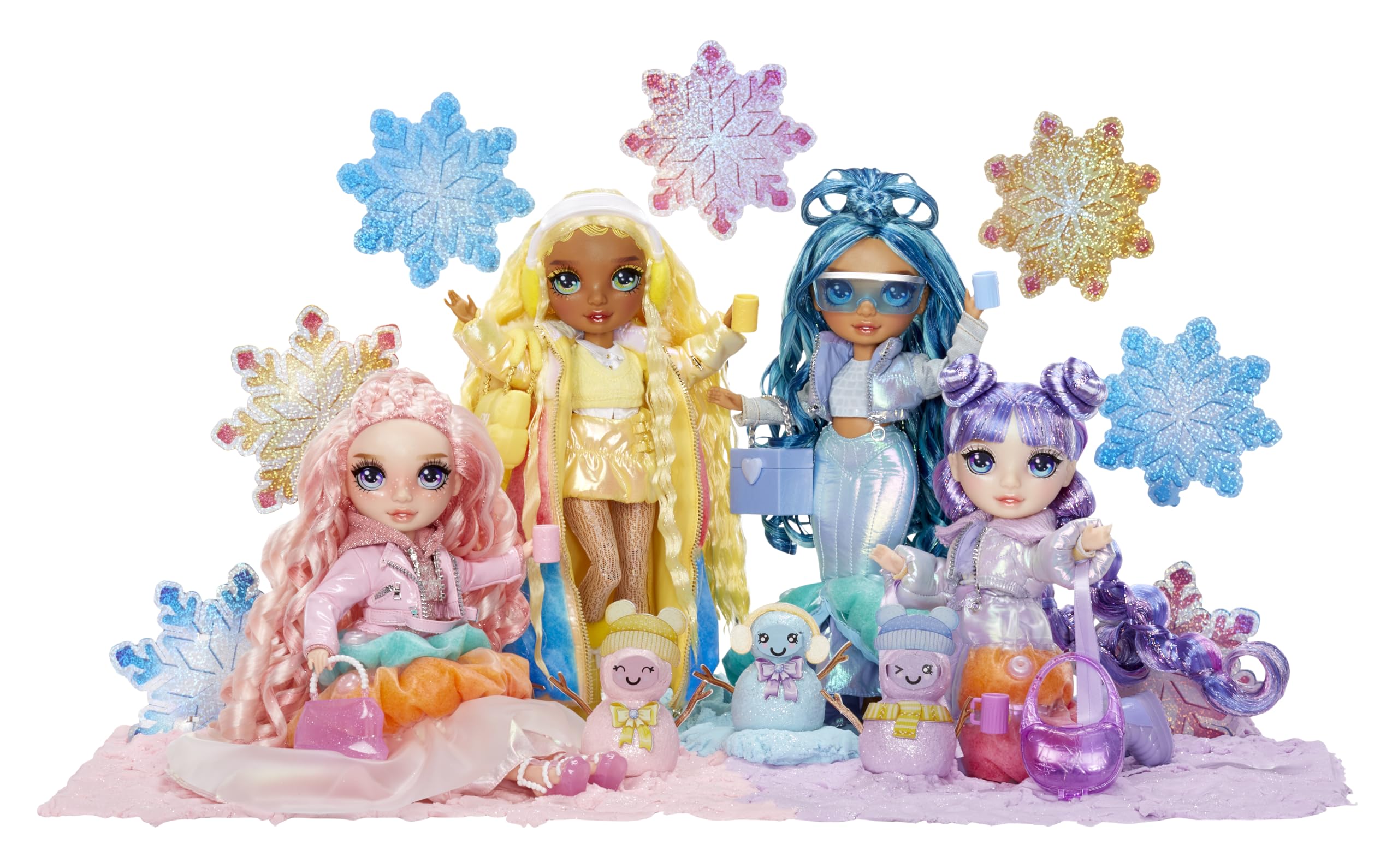 Rainbow High Winter Wonderland Violet accessories pack adds variety to playtime.