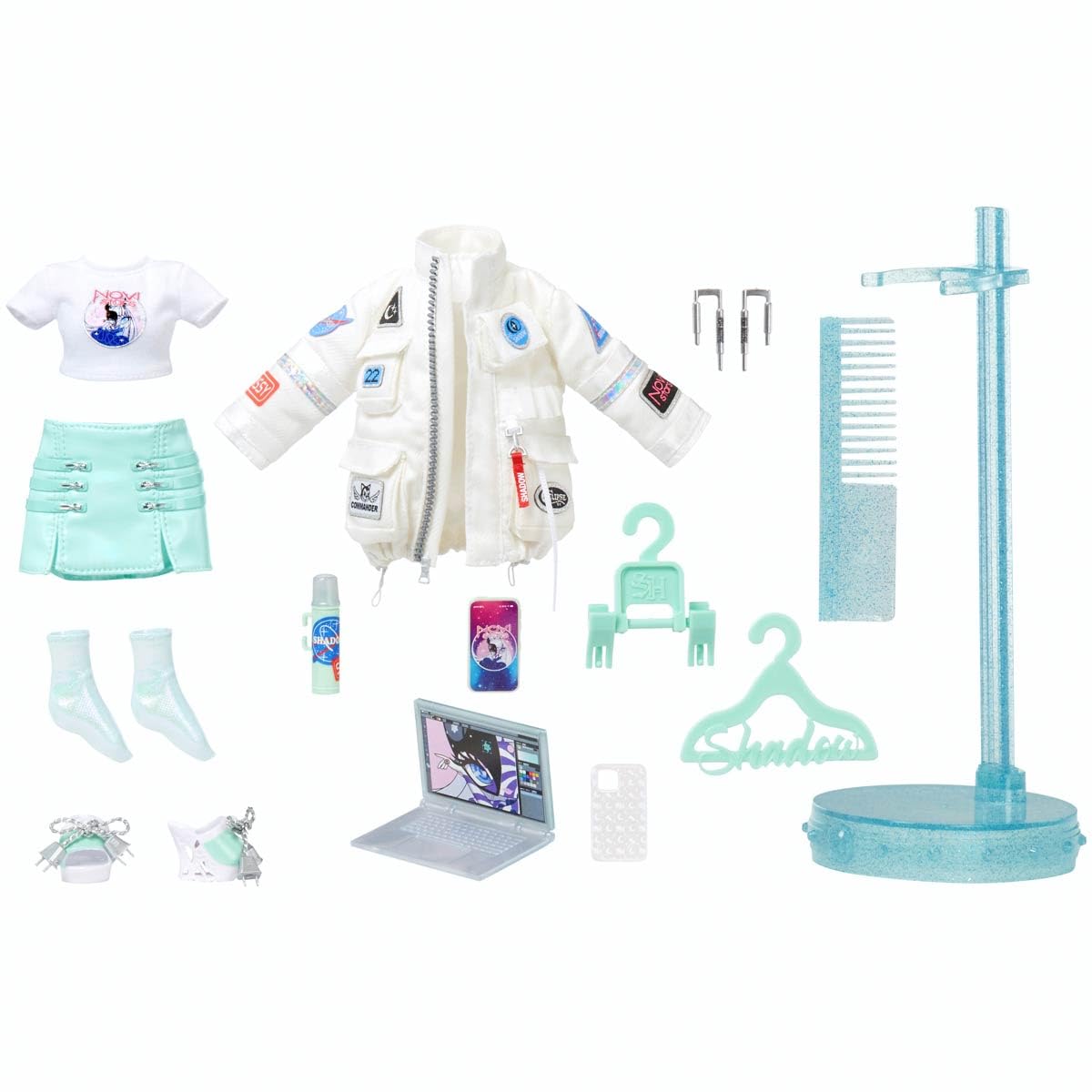 Rainbow High Zooey Electra fully articulated for dynamic poses and posing options