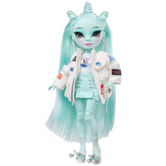  Rainbow High Zooey Electra light green doll ready for imaginative play and collecting