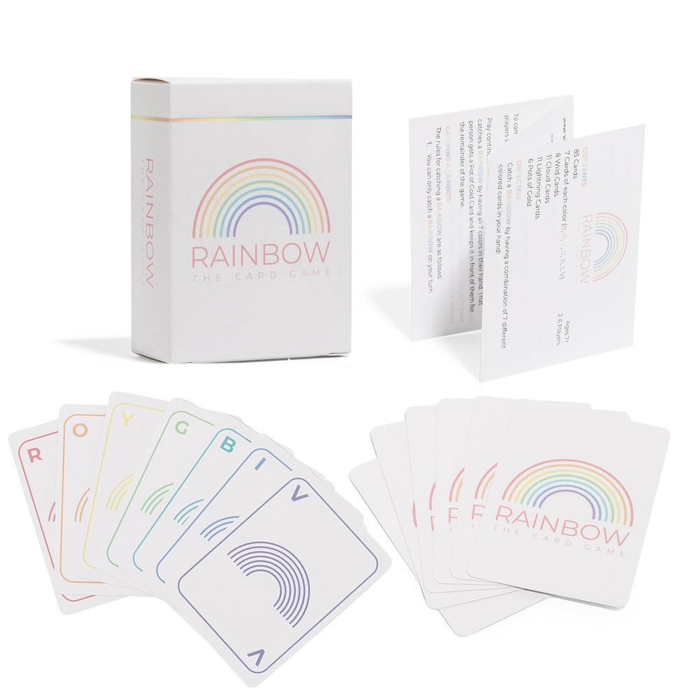 Rainbow The Card Game tournament style play invites fast rounds.