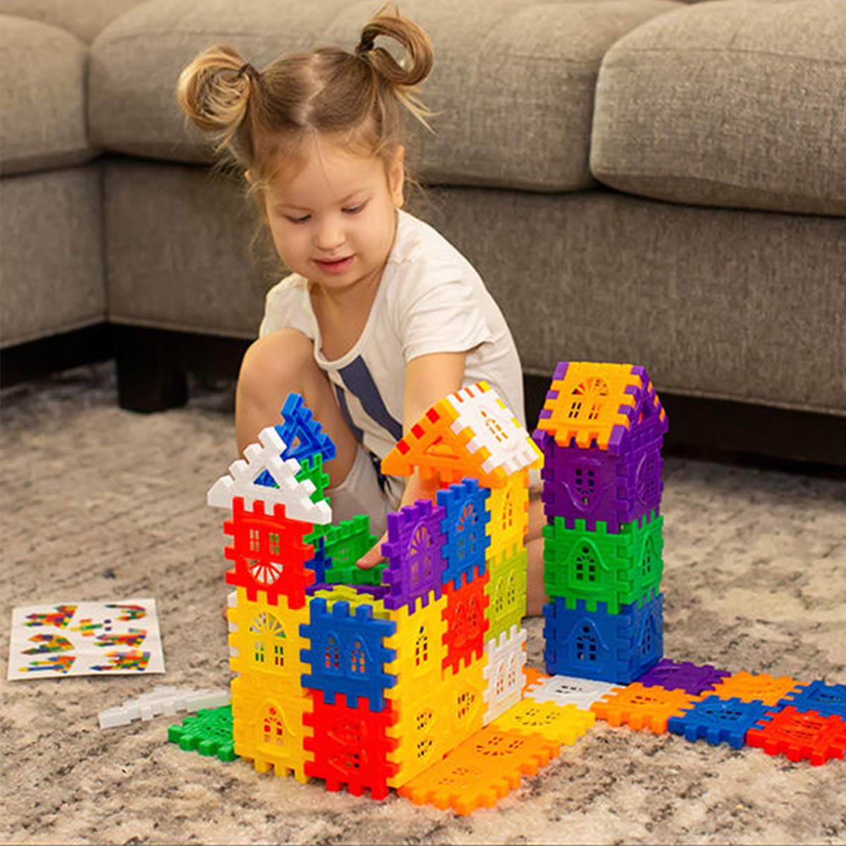 Rainbow Toyfrog 96-piece set fuels hours of calm, creative play indoors or on the go.
