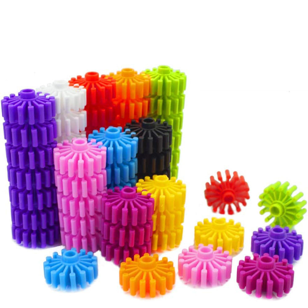 RAINBOW TOYFROG gears kit with 100 pieces sparks imaginative construction for STEM play