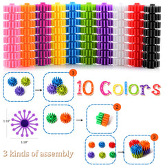RAINBOW TOYFROG gears in action support fine motor skills and hand-eye coordination