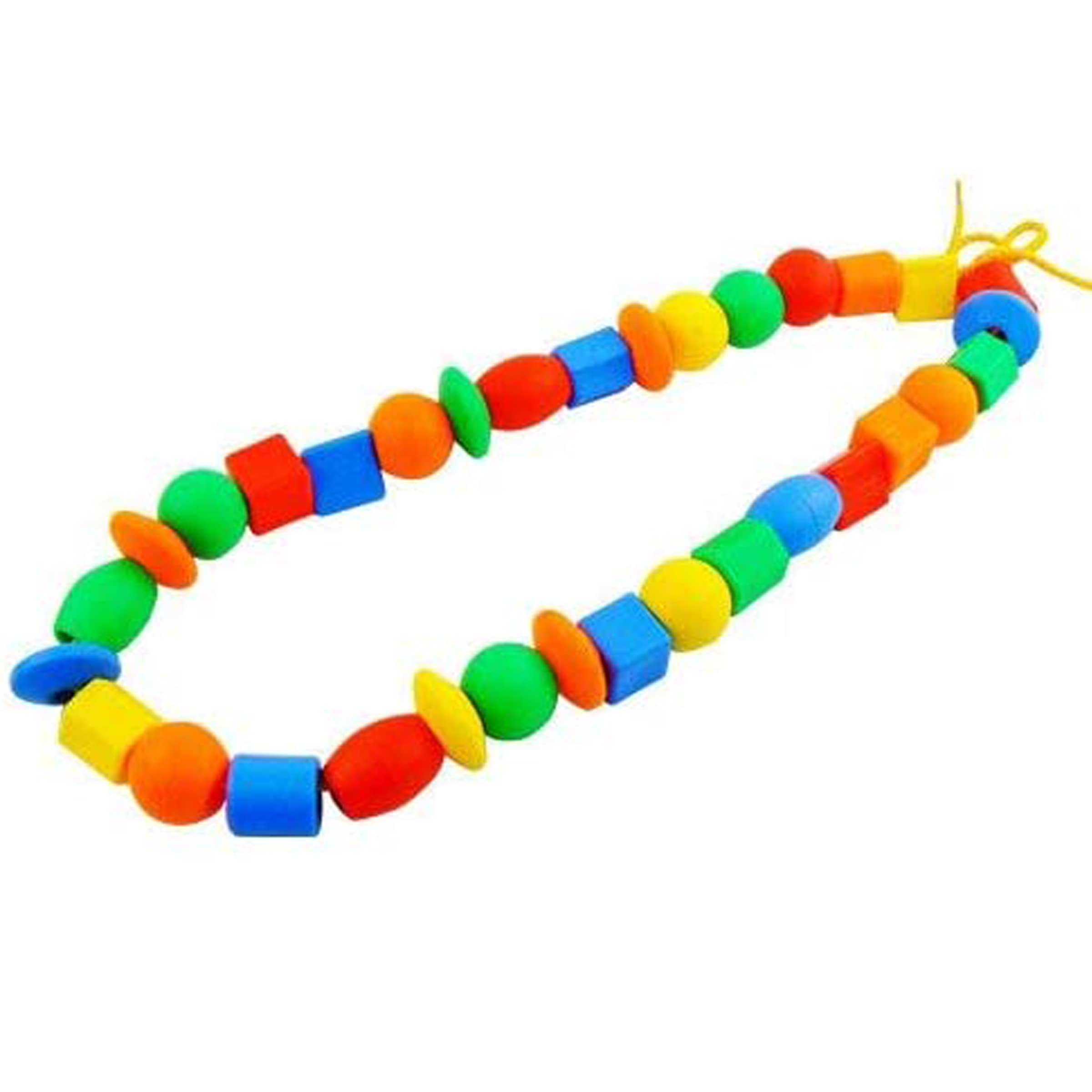 Rainbow Toyfrog storage bag keeps beads ready for travel.