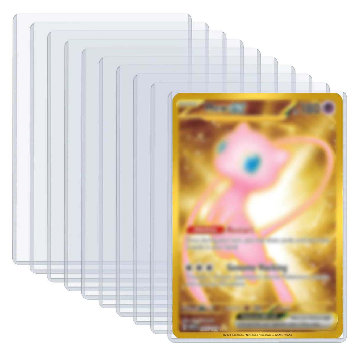 Rainmae jumbo card sleeves front view protect oversized cards and photos from wear