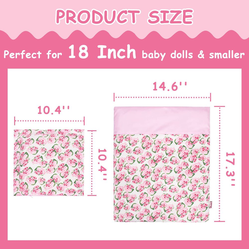 Rakki Dolli doll bedding ensemble designed for safe, child-friendly play