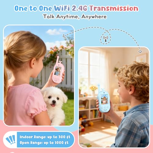 Ralgevu video walkie talkies with voice changer, playful sound effects for imagination.