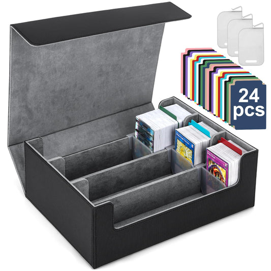 Ralout Card Deck Case with PU leather exterior provides durable protection for cards.