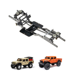 RampCrab SCX24 LCG chassis assembly highlights carbon fiber strength for rugged terrain.