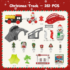 Randhar Christmas Track Toy Set cave bridge for multi-level racing adventures