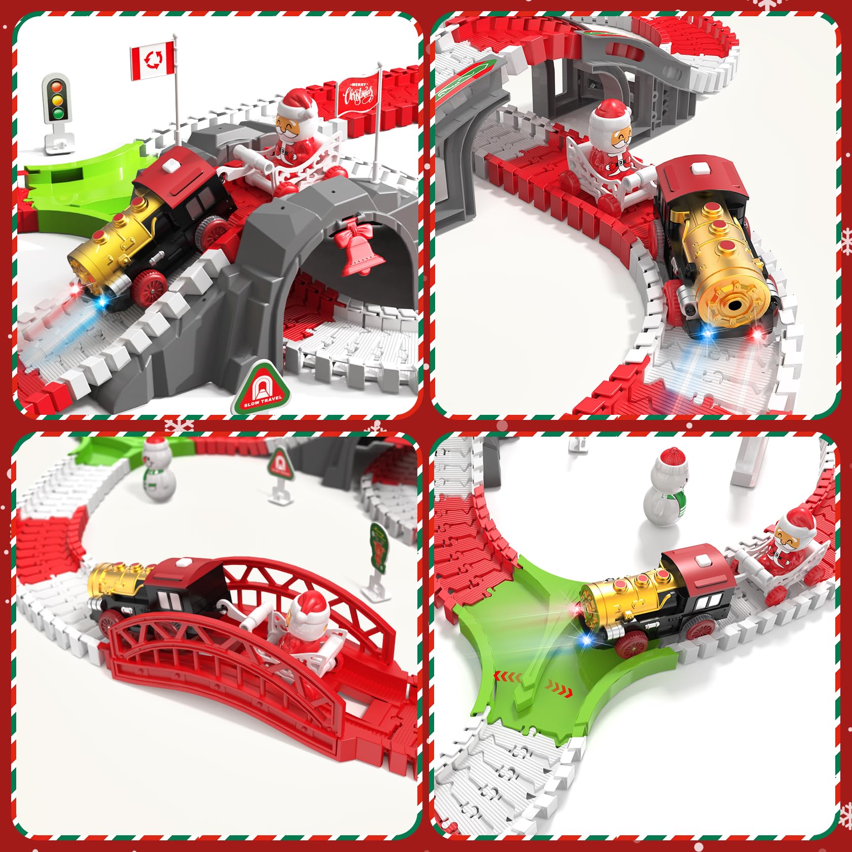 Randhar Christmas Track Toy Set Santa train for festive storytelling