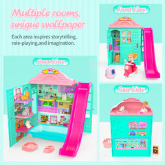 Randhar Dollhouse Playset includes six pets for friendship adventures